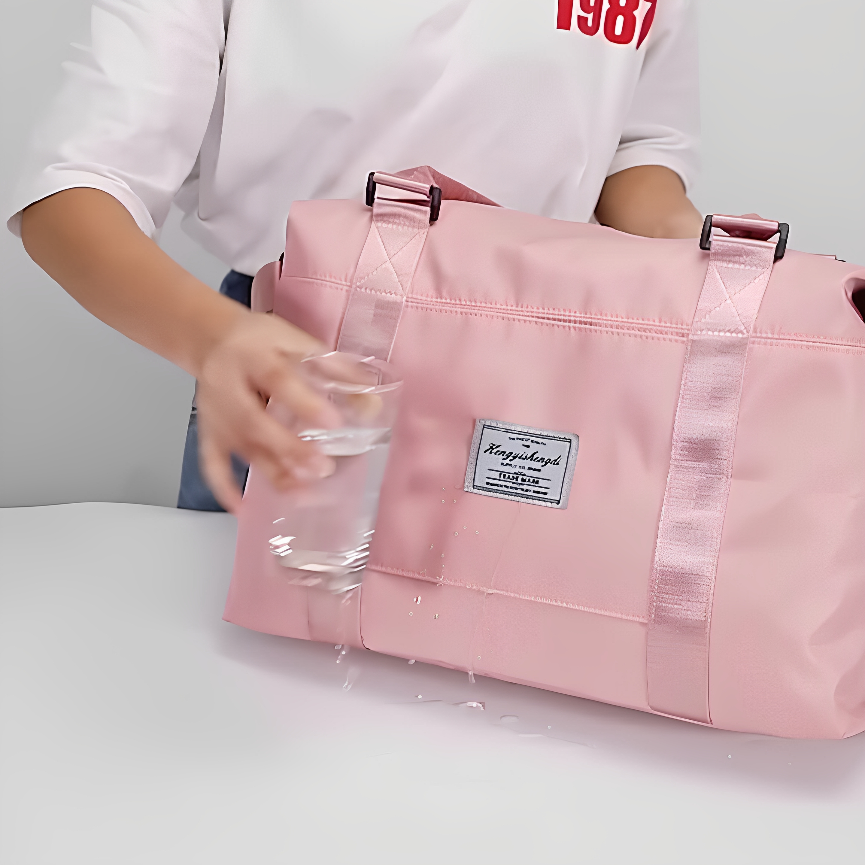 旅行包大容量轻便短途行李包女士外出打工收纳包出差旅游登机包男