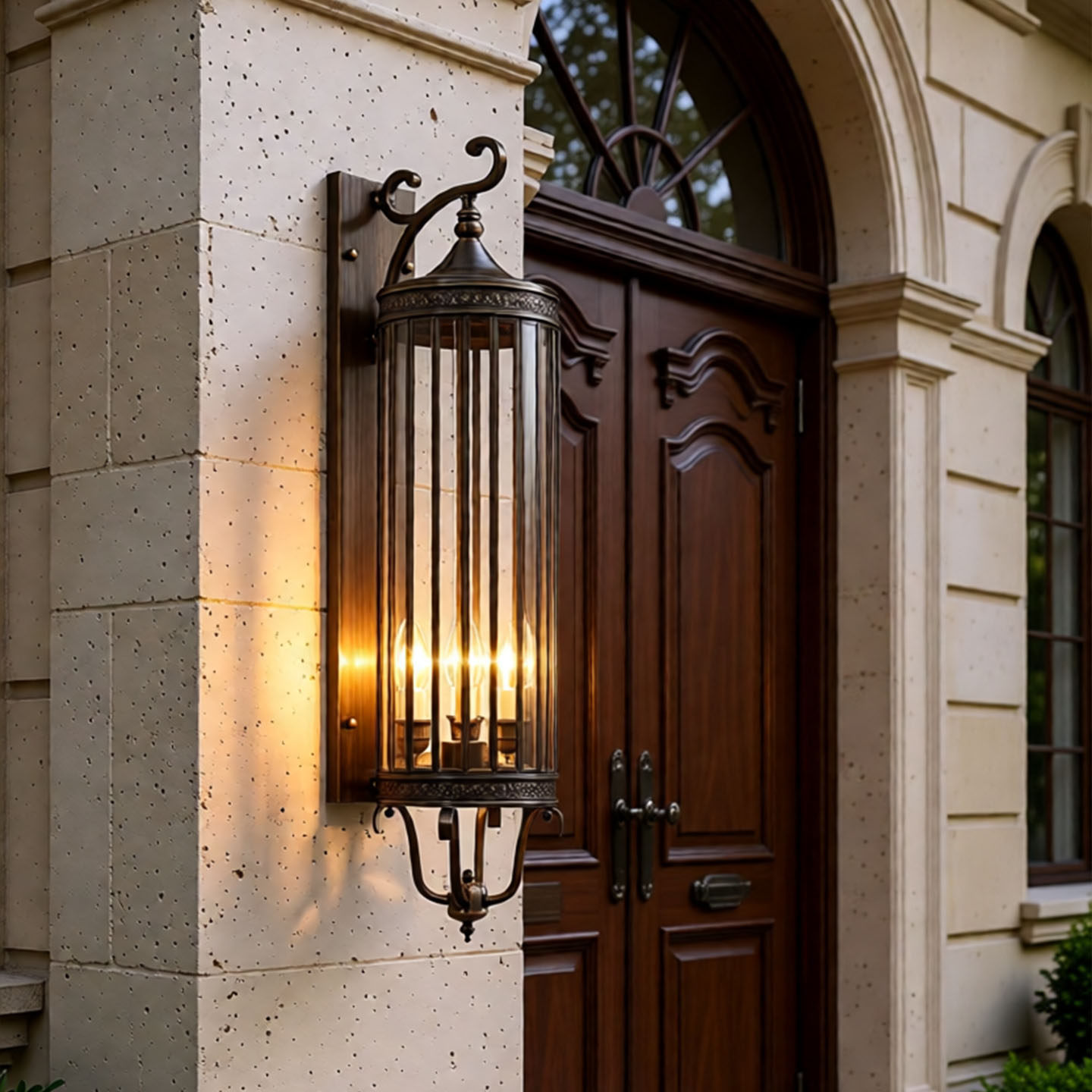 欧式防水全铜壁灯户外铜灯过道走廊庭院灯阳台灯酒店别墅大门壁灯