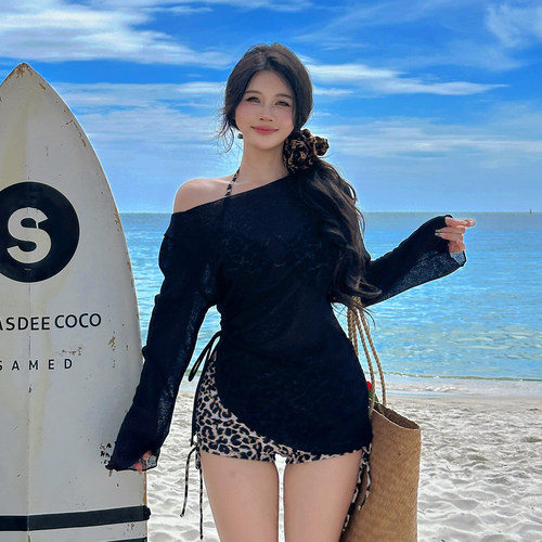 纯欲风大码分体三件套性感泳衣女