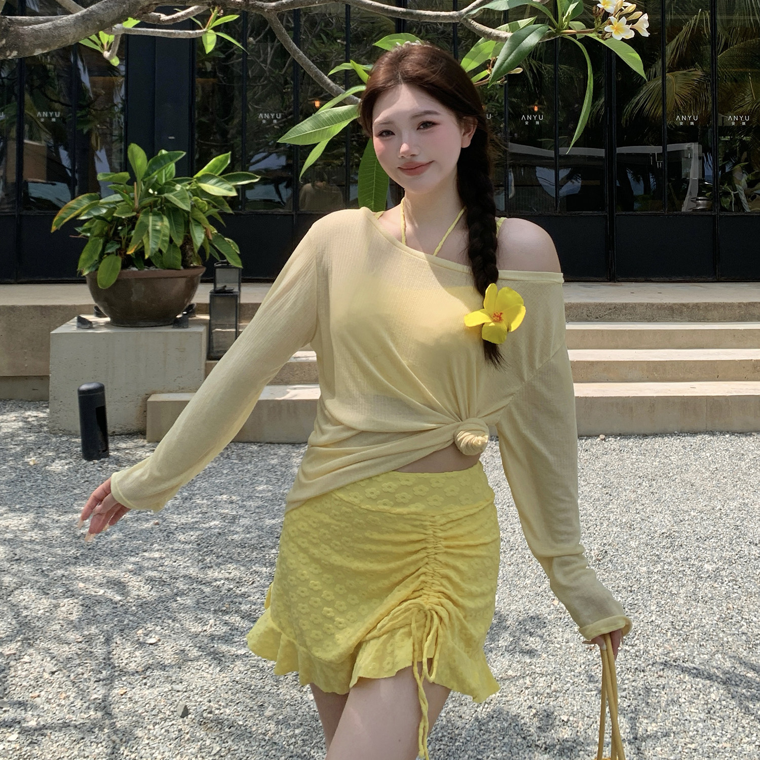 纯欲ins甜美少女泳衣女遮肉高级感三件套大码辣妹性感度假比基尼,运动/瑜伽/健身/球迷用品,分体泳衣,淘宝优惠券,粉丝福利购,淘宝优惠卷