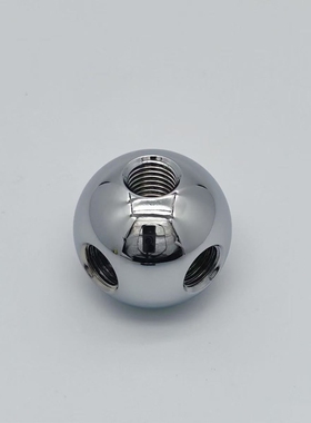 25mmx1.0mm8六孔螺纹孔模块化组合柜子家具配件铜球珠五金配件