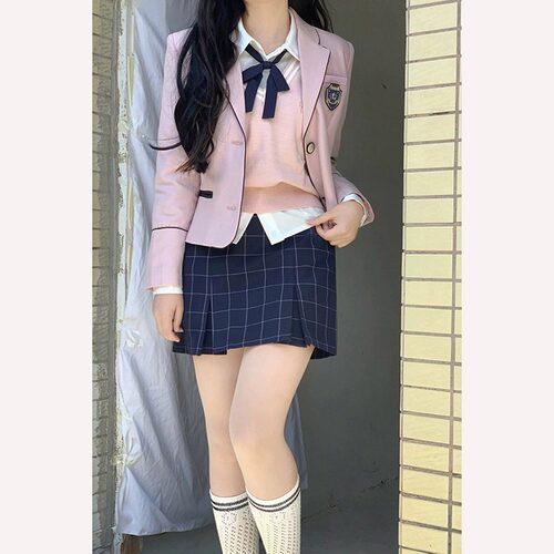 江南道学院风套装jk制服西装女