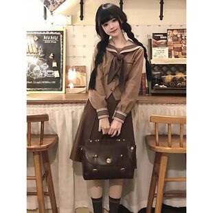 LBTUPR原创jk水手服学院风制服套装女收腰款日系正版秋季长袖