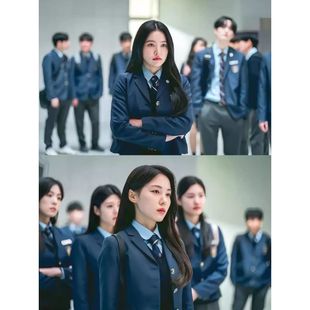 LBTUPR 【清潭国际高中】韩国校服韩国制服校供感日系学院风套装