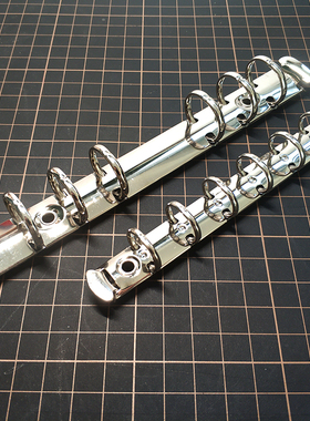 仓末手工活页本DIY 6孔活页夹子活页手账内芯金属夹子A5A6A7收纳