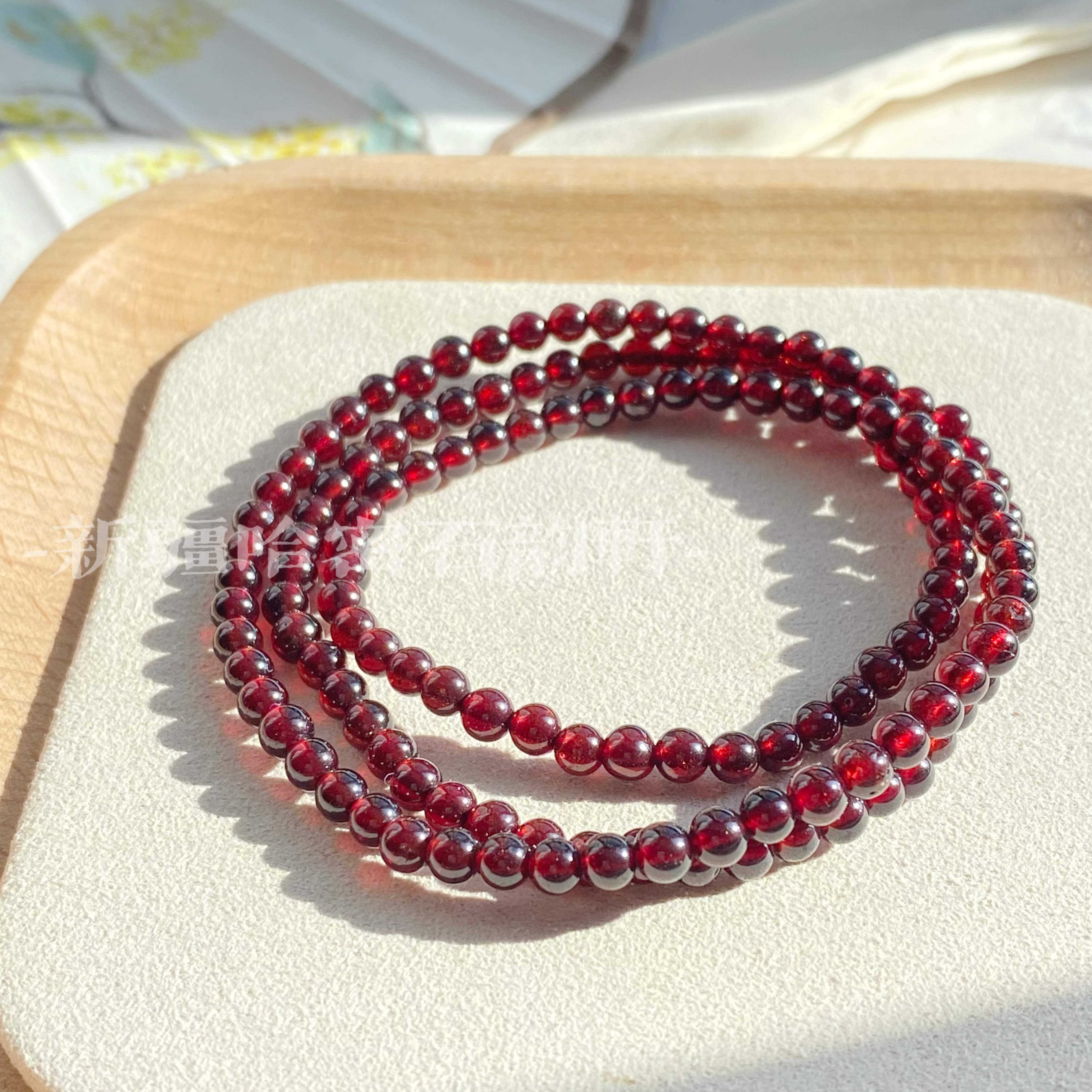 天然石榴石新中式手串