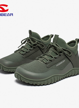 HOBIBEAR春秋鞋宽头鞋帮织物透气休闲鞋女士日常男鞋厂家直销