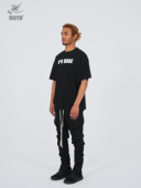 牛仔卫裤 秋款 SWEATPANTS裤 脚拉链弹力修身 潮WOO专属 VICYU经典