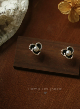 花宿家滴油珍珠女复古精致