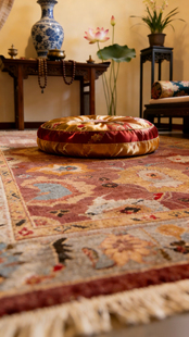 出口微瑕手工编织打结纯羊毛地毯加厚轻奢波斯土耳其美式游牧客厅