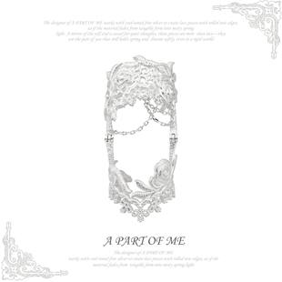 ME原创 PART 也是盔甲 是柔软 布料 巴洛克蕾丝关节戒指