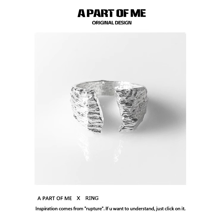 程度崩坏925纯银中性开口戒指