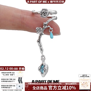 苦夏系列无耳洞耳夹原创小众设计高级感甜酷新中式冷淡新款耳饰