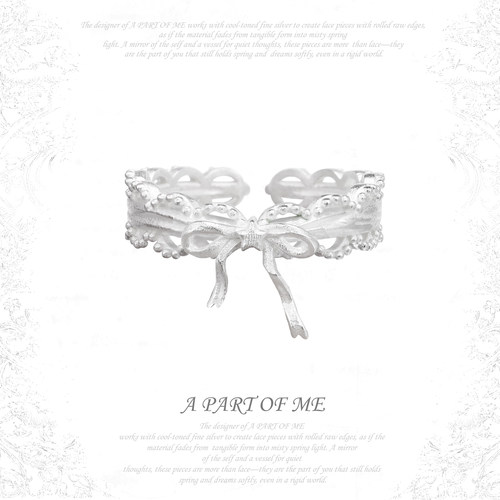 A PART OF ME原创 气质无敌蕾丝千金 纯银戒指轻奢复古高级感
