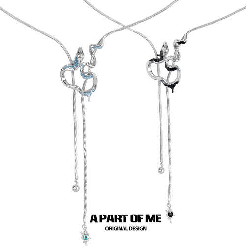 原创斯莱特林蛇院抽拉项链