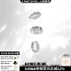 原创耳夹无耳洞耳扣高级冷淡耳环 理论回归 纯银养耳朵 破碎