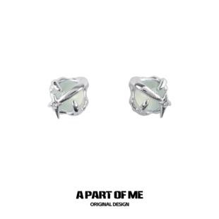 纯银防过敏 原创星星锆石耳钉小众高级甜酷耳饰 太适合春天