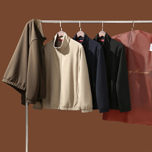 秋冬男士 高奢体验 绵羊皮拼接 绵羊毛 高级老钱风外套 精美礼袋装