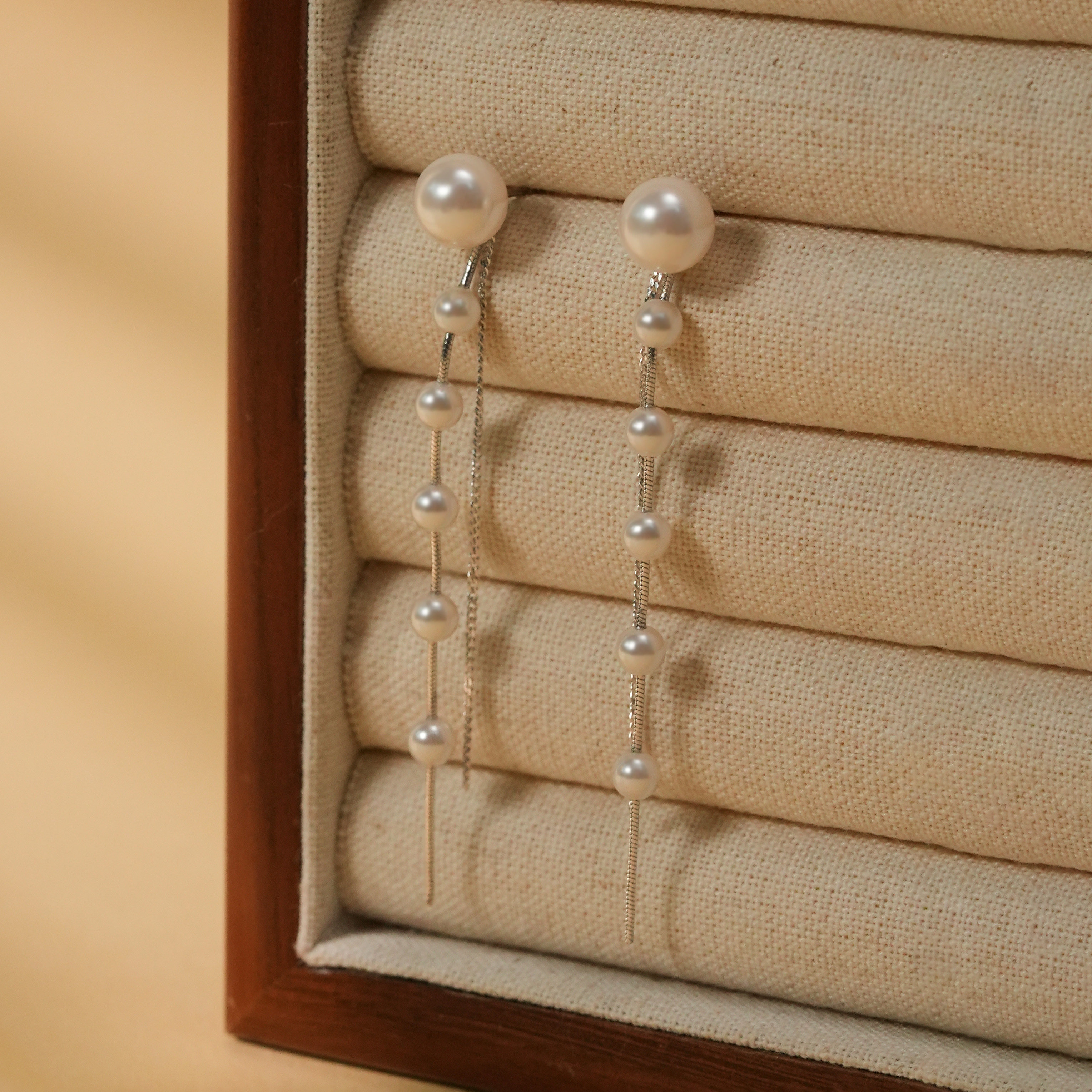 丽沁 925银仿珍珠耳饰 长款轻奢链条珠珠流苏耳钉女气质两戴耳环,饰品/流行首饰/时尚饰品新,银饰耳饰,淘宝优惠券,粉丝福利购,淘宝优惠卷