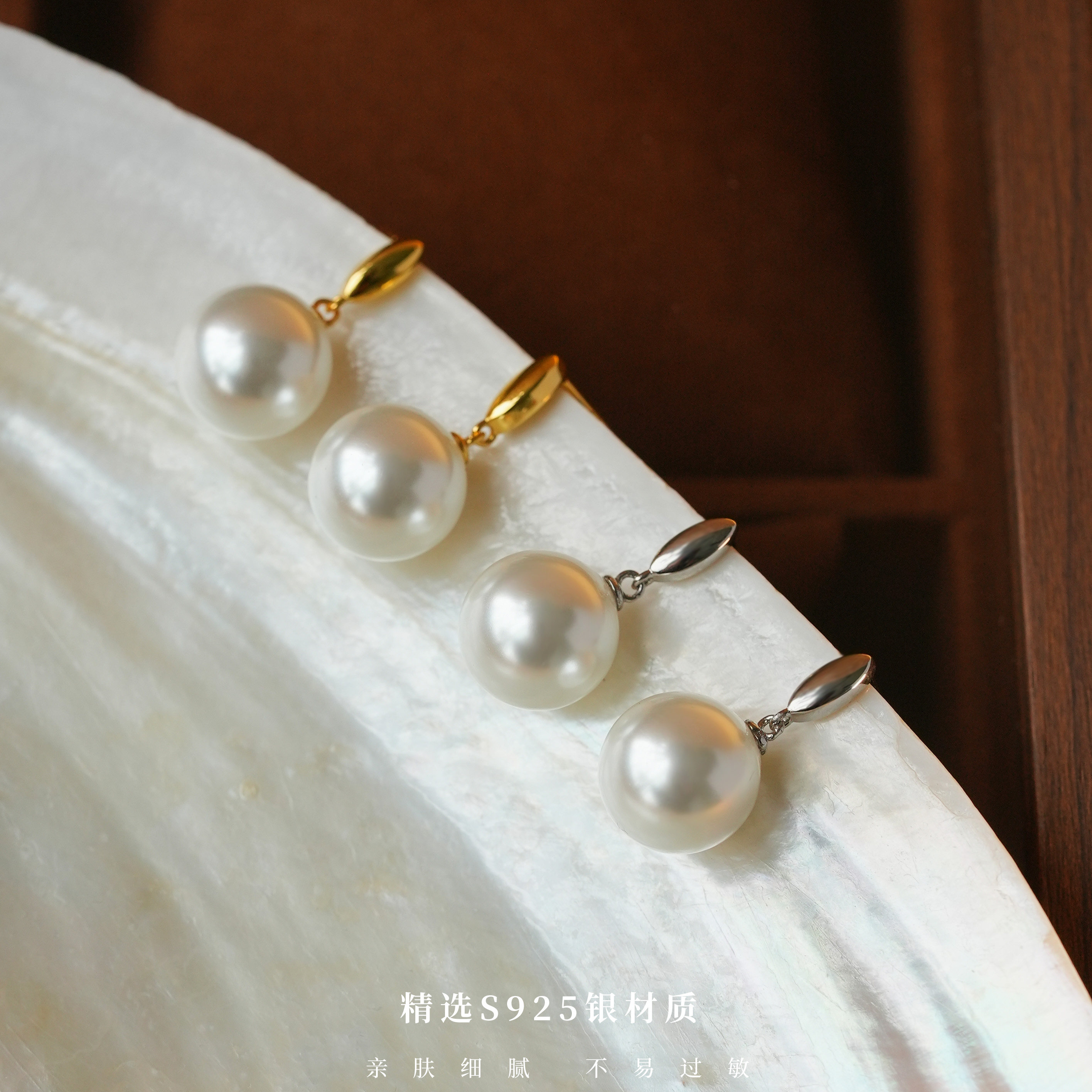 清新叶子珠珠耳钉气质轻奢百搭复古强光优雅耳环,饰品/流行首饰/时尚饰品新,银饰耳饰,淘宝优惠券,粉丝福利购,淘宝优惠卷