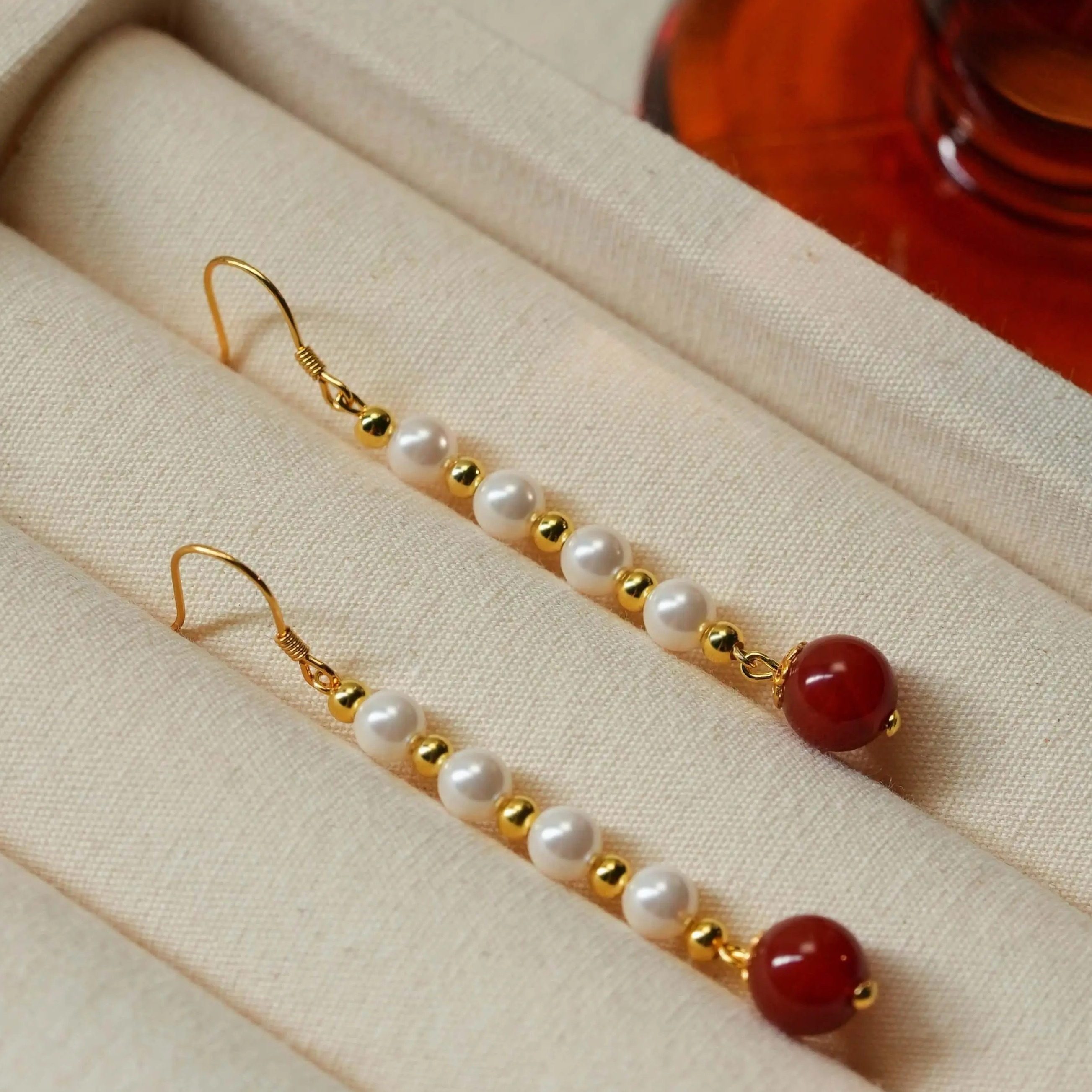 复古国风耳坠旗袍新中式小众正圆高光珠银豆耳钩,饰品/流行首饰/时尚饰品新,银饰耳饰,淘宝优惠券,粉丝福利购,淘宝优惠卷