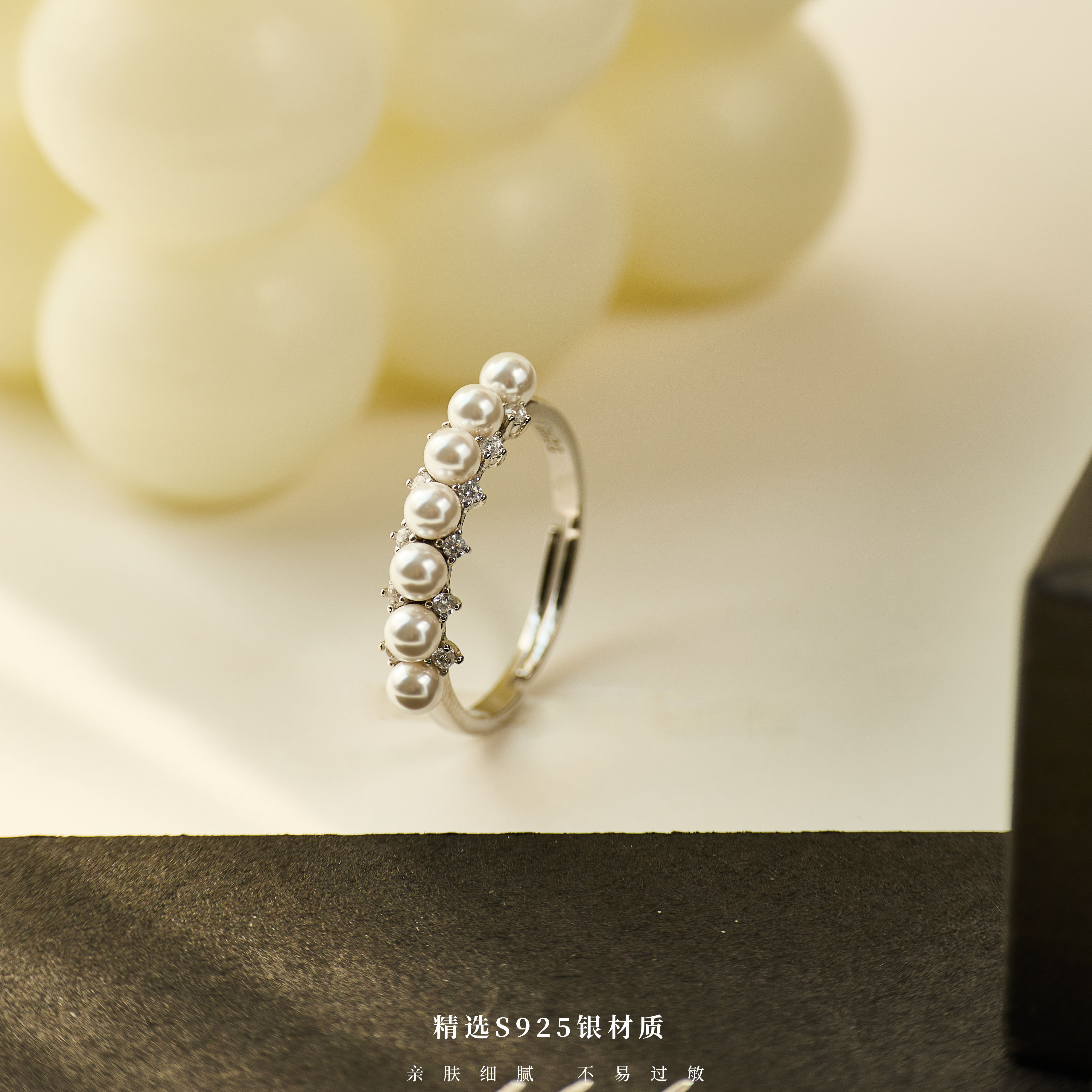 满天星锆石戒指甜美戒圈时尚饰品