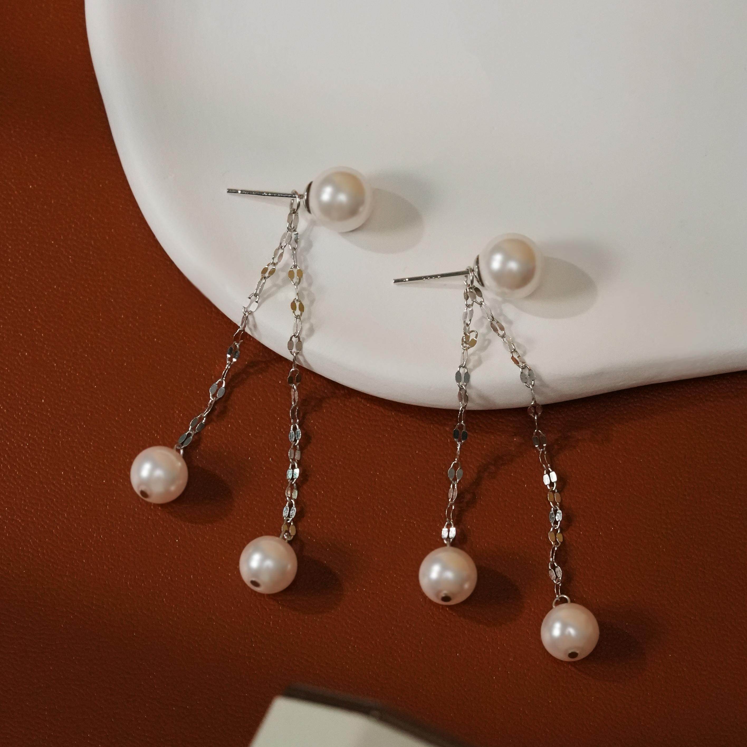 超仙嘴唇链流苏耳钉女轻奢两戴长款耳环,饰品/流行首饰/时尚饰品新,银饰耳饰,淘宝优惠券,粉丝福利购,淘宝优惠卷