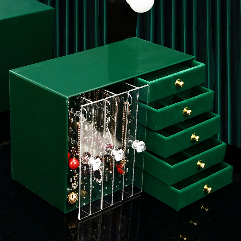 展示架收纳盒挂耳钉项链首饰盒
