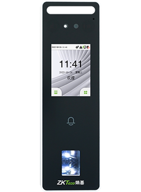 ZKTeco中控/熵基NFACE260人脸面部考勤门禁一体机窄版防水刷卡器