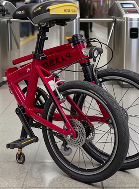 折叠车快拆推行轮K3plus mini地铁易行轮D5/D6/D7/D10/P10辅助轮