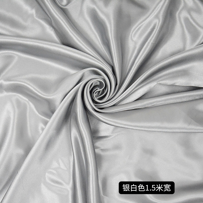 银灰色绸缎布"高级灰"亮面绸布银灰色新车揭幕布摆拍拍照背景布