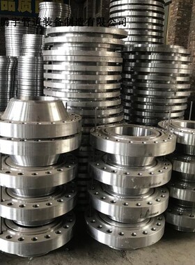 新标碳钢WN PN2.5 40 DN250 300 400 150 80 锻打式带径对焊法兰