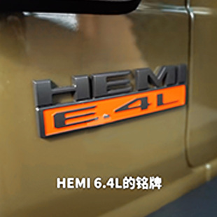 适用于牧马人392 JEEP 吉普 HEMI 6.4L车标车贴改装