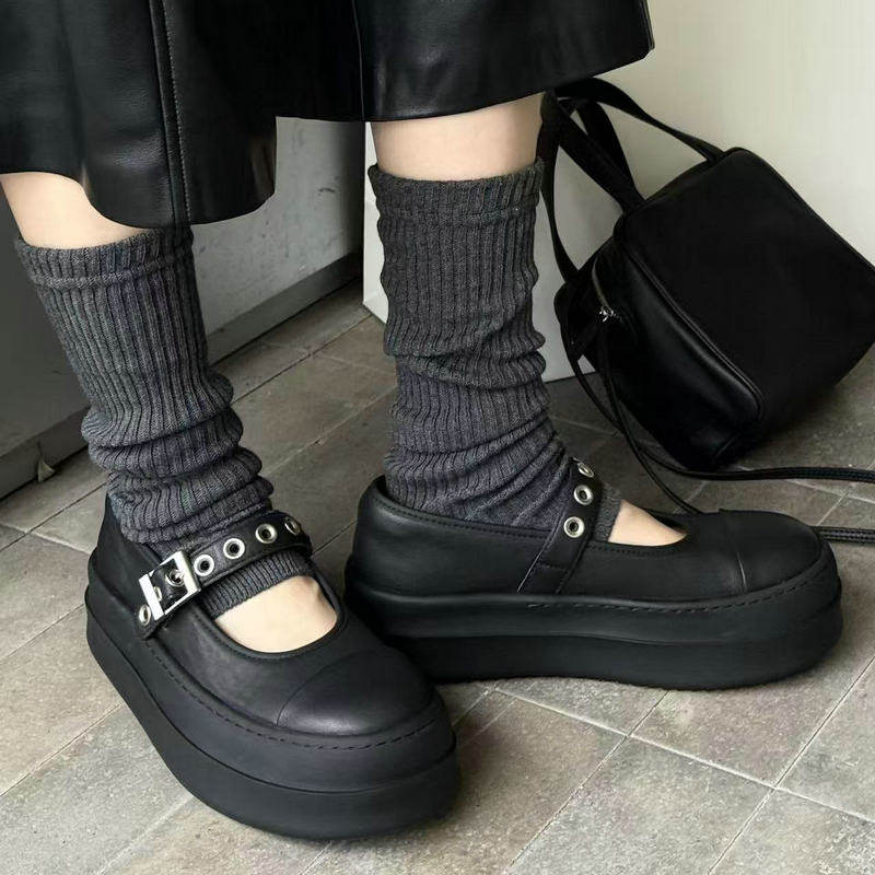 诗歌兰2025秋季新款真皮单鞋