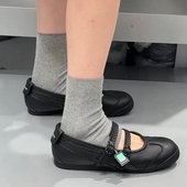 玛丽珍鞋 诗歌兰单鞋 真皮百搭时尚 复古平底芭蕾舞鞋 女2025夏季 新款