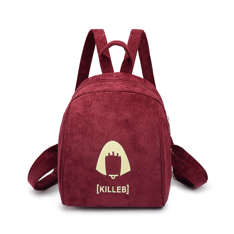 小双肩包女韩版2020学生印花背包简约百搭迷你复古灯芯绒条绒包包在类目 箱包皮具/热销女包/男包, 双肩背包中 - 来自Buy2taobao.com提供专业的淘宝代购服务