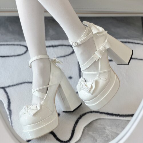 魔女之夜高跟鞋Lolita原创单鞋