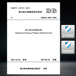 DBJ51 2016四川省村规划标准 T067