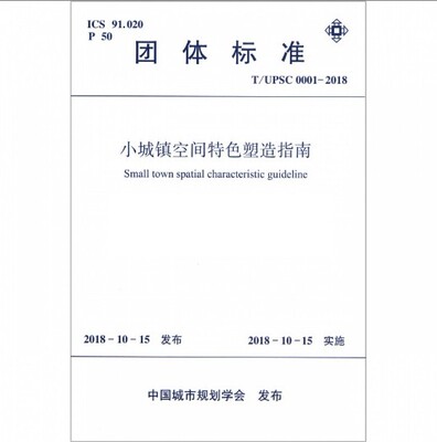 T/UPSC0001-2018小城镇空间特色塑造指南