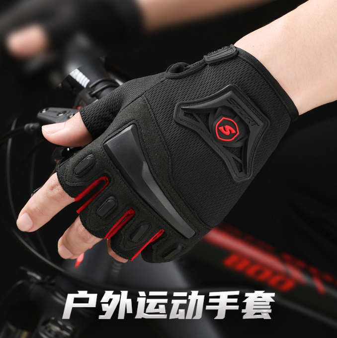运动半指手套男军迷春夏户外用战术手套健身防滑耐磨骑行手套露指