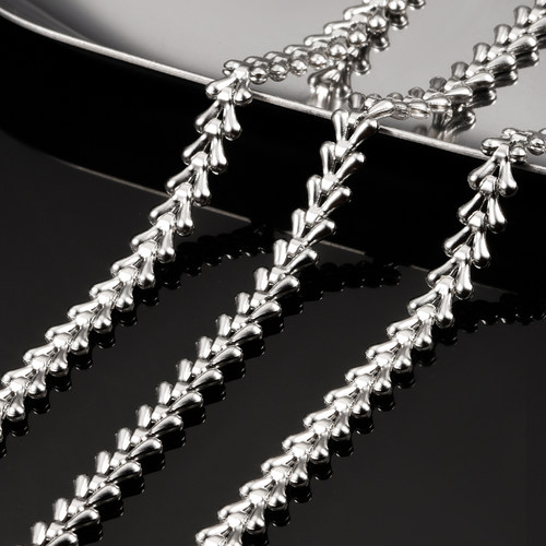 钛钢立体空心链条个性手工链