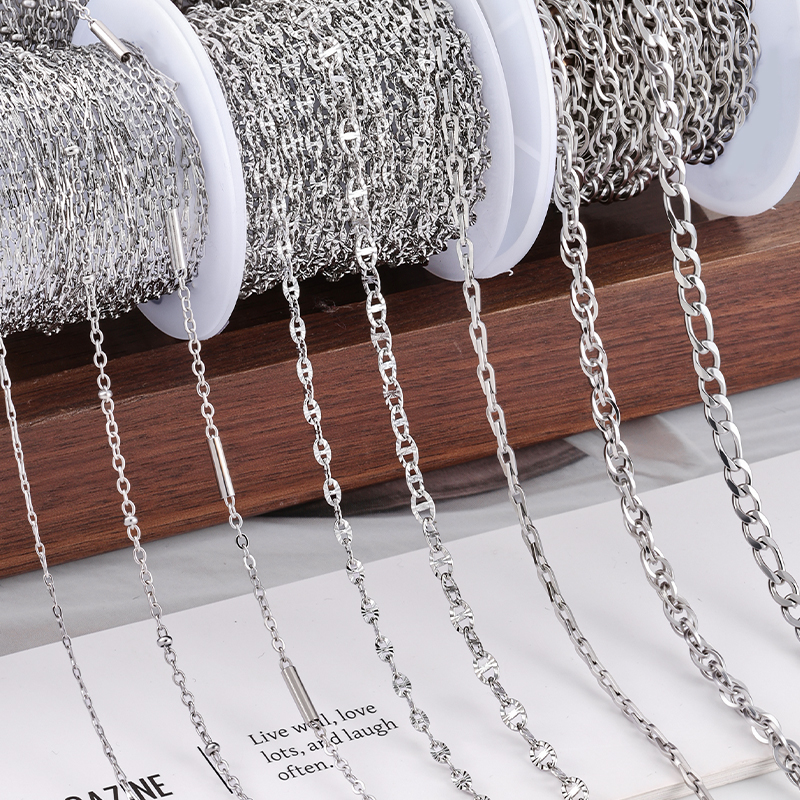 钛钢细链饰品diy项链手链配链