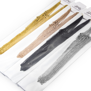 10条一包2mm钛钢十字链成品项链锁骨链毛衣链子diy简约创意搭配链