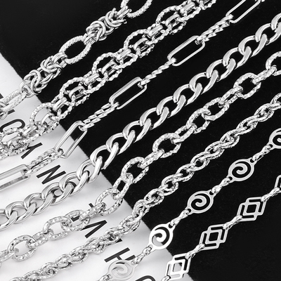 钛钢手工饰品配件链条不掉色