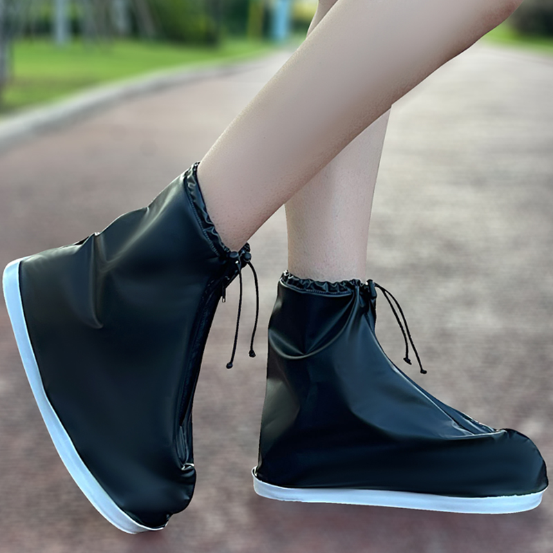 雨鞋女时尚外穿防滑加厚耐磨雨天脚套水鞋套男士款儿童学生防雨靴
