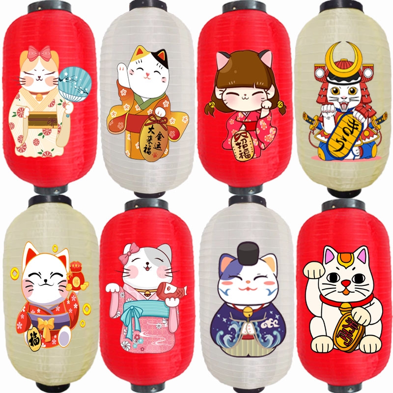 和风日本餐厅户外灯笼