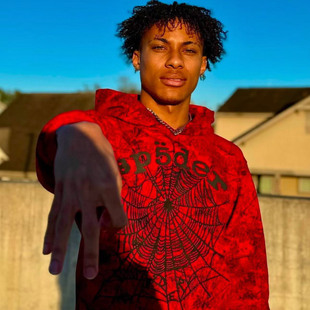 Sp5der OG Tree Camo Hoodie Red