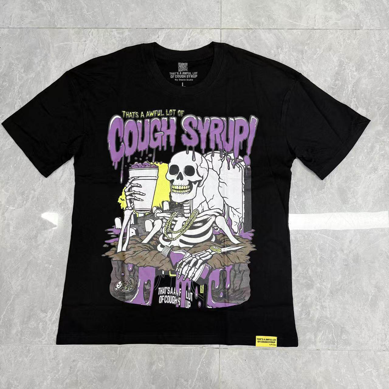 Drankenstein Cough Syrup T Shirt 外贸时尚圆筒T恤