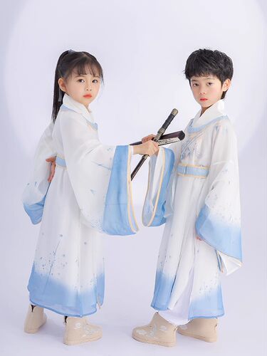 竹清风男童汉服2026春季儿童古风改良长袍男童中国风国学服唐装