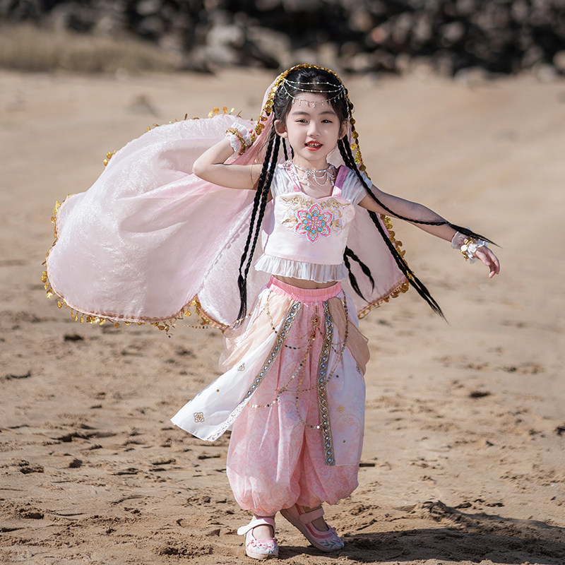 汉服女童夏装宝宝中国风图片